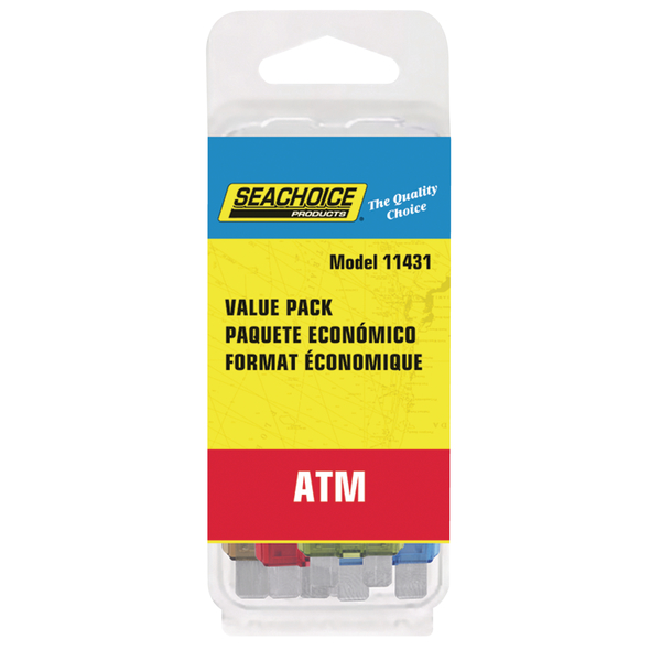 Seachoice Automotive Fuse Kits, ATM Series, 5A to 30A, Not Rated 11431